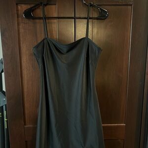 Princess Polly Black Spaghetti Strap Slip Dress